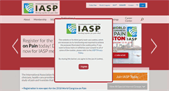 Desktop Screenshot of iasp-pain.org