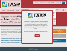 Tablet Screenshot of iasp-pain.org